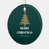Warm Wishes Tree Decor Keramisch Ornament (Links)
