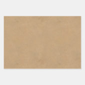 Warm Wishes Typography Kraft Paper Red ID589 (Voorkant 3)