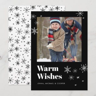 WARM WISHES Voeg uw familiefoto toe