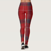 Warm Wissen Tartan Red ID589 Leggings (Achterkant)