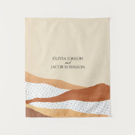 Warm woestijn | bruiloft van Boho Wandkleed