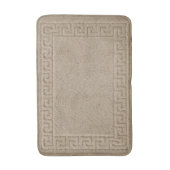 Warm zandsteen badmat (Voorkant Verticaal)