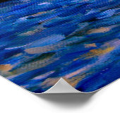 Warm Zeeen Palm Fronds & Hills Sunset Poster (Hoek)