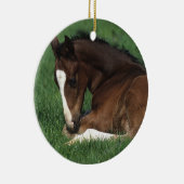Warmbloeslade Keramisch Ornament (Rechts)