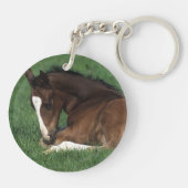 Warmbloeslade Sleutelhanger (Achterkant)