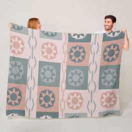 Warme aardkleur fleece deken