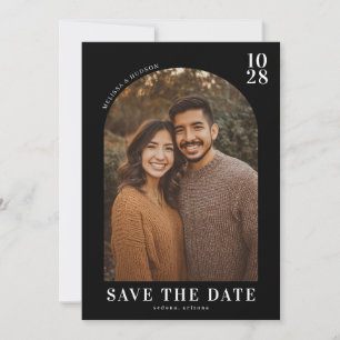 Warme Aardse Moderne Foto Save The Date