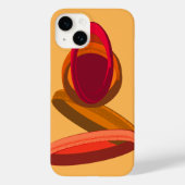 Warme Abstracte driedubbele ringen · Modern Minima Case-Mate iPhone Case (Achterkant)