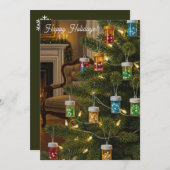 Warme Apotheek Kerstboom Kaart (Voorkant / Achterkant)