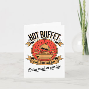 Warme buffet beschikbaar de hele dag eet zoveel al kaart