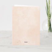 Warme Chocolade aquarel Kaart (Achterkant)