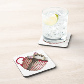 Warme chocolade en marshmallows cacao sundae bier onderzetter (Rechterzijde)