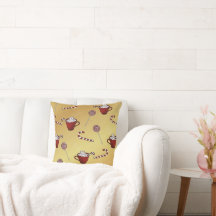 Warme chocolade en suikerriet op faux golden