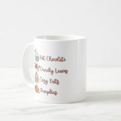 Warme chocolade gepersonaliseerd koffiemok (Voorkant links)