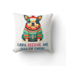 Warme en fuzzy kersthond