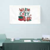 Warme en gezellige kerst Hot Cocoa Xmas Spandoek (Beurs)