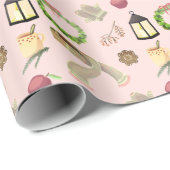 Warme en gezellige winter dingen cadeaupapier (Rol Hoek)