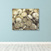 warme en koude porseleinen canvas afdruk (Insitu (Houten vloer))