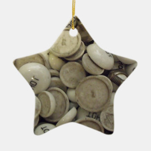  warme en koude porseleinen keramisch ornament