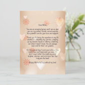 Warme en zachte Moederdagbrief  Feestdagenkaart (Staand voorkant)