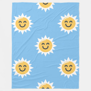 Warme en zonnige 60x80 fleece deken