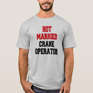 Warme gehuwde kraan operator t-shirt