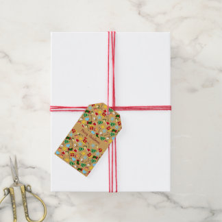 Warme & Gezellige Traditionele Cadeaublaadjes Cadeaulabel