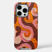 Warme golven: impasto kleurenstroom Case-Mate iPhone case (Achterkant)