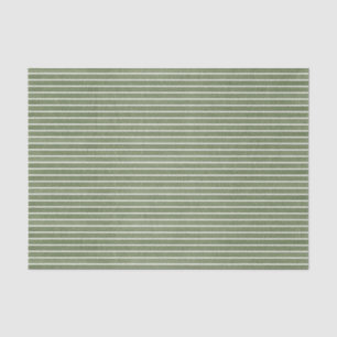 Warme groene strepen patroon tissuepapier