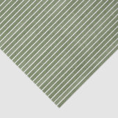 Warme groene strepen patroon tissuepapier (Detail)