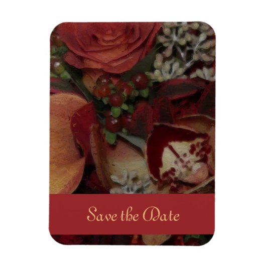 Warme herfstkleuren   magneet (Verticaal)