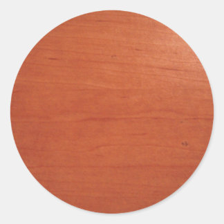 Warme houtnerf textuur v.2 ronde sticker