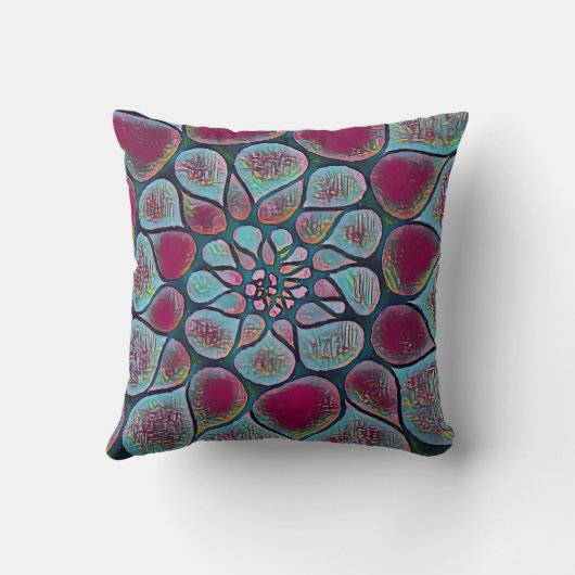 Warme impressies kussen (Achterkant)