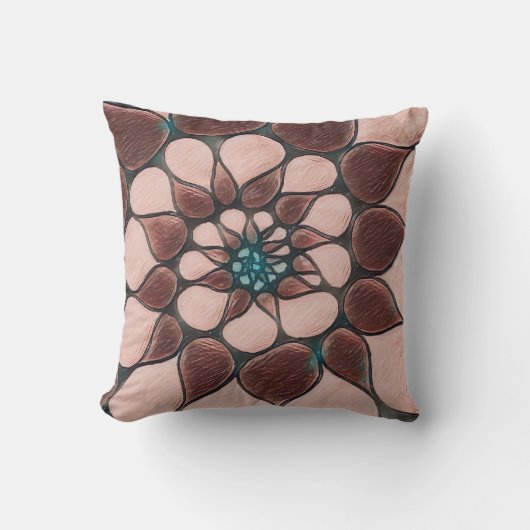 Warme impressies kussen (Voorkant)