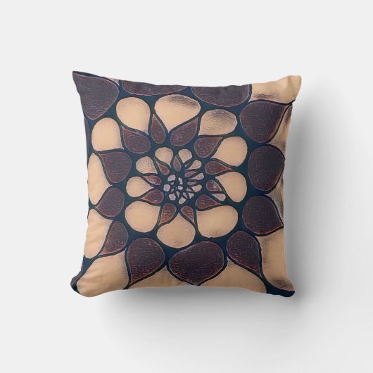 Warme impressies kussen (Voorkant)