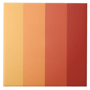 Warme kleuren - retro tinten tegeltje