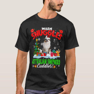 Warme Knuffels Australian Shepherd Knuffels Kerstb T-shirt