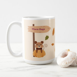 Warme Knuffels – Gezellige Bos Dieren Herfst Koffiemok