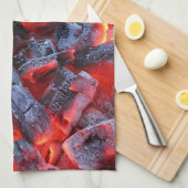 Warme kolen theedoek (Quarter Fold)