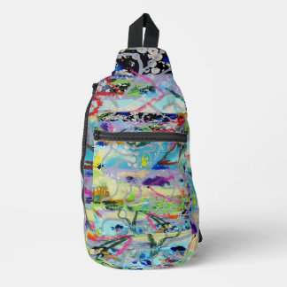 Warme lagen door Lydia's Art Sangria Sling Bag