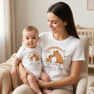 Warme Leeuwenbaby Moeder Liefde Eerste Moederdag Z Romper