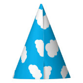 Warme Luchtballon Kleurrijk Verjaardagsfeest Feesthoedjes (Achterkant)