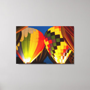 Warme luchtballonnen canvas afdruk