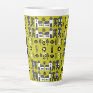 Warme Mosterd Scandi Huisdecoratie Latte Mok