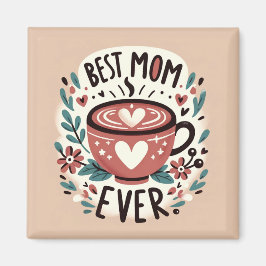 Warme omhelzing - beste mama ooit magneet