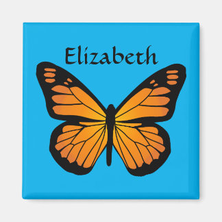 Warme Oranje gloeivlinder Magneet