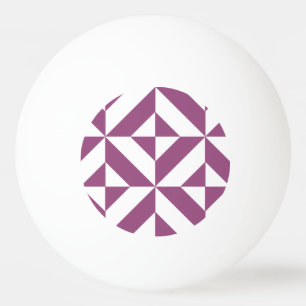 Warme Paarse geometrische deco kubus Pingpongballen