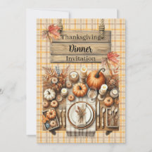 Warme Rode en Oranje Boerderij Thanksgiving