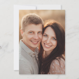 Warme Romantische Foto Kaart