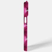 Warme Roze Faux Velvet Case-Mate iPhone Case (Achterkant / Rechts)